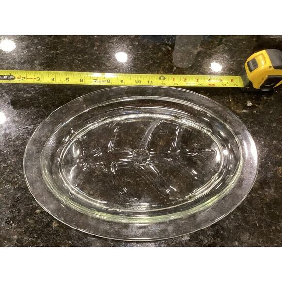 Pyrex | Dining | Vintage Pyrex Tree Of Life Clear Glass Meat Platter ...